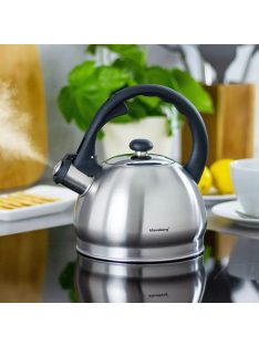 Klausberg teáskanna, sípszóval, inox, 1.8L (KB-7042)