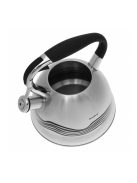 Klausberg teáskanna, sípszóval, inox, 3L (KB-7048)