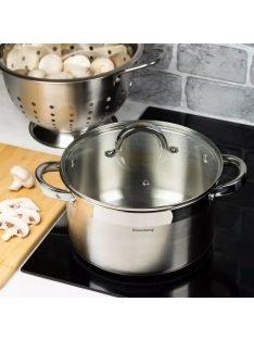   Klausberg Premium lábos 7.5L, Ø26 cm- rozsdamentes acél, edzett üveg fedő (KB-7127)