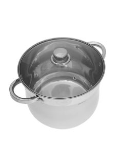   Klausberg fazék 8.6L, Ø24 cm- rozsdamentes acél, edzett üveg fedő (KB-7163)