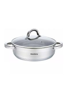   Klausberg Premium lábos 4.6L, Ø26 cm- rozsdamentes acél, edzett üveg fedő (KB-7173)