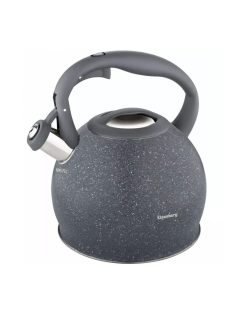   Klausberg teáskanna, sípszóval, fekete matt, 3.0L (KB-7267)