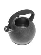 Klausberg teáskanna, sípszóval, fekete matt, 3.0L (KB-7267)