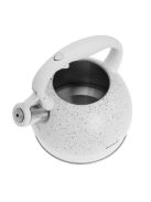 Klausberg teáskanna, sípszóval, fehér gránit mintás, 2.0L (KB-7319)
