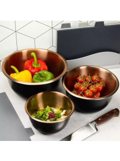   Klausberg salátástál készlet - 3 darabos - rozsdamentes acél (KB-7394)