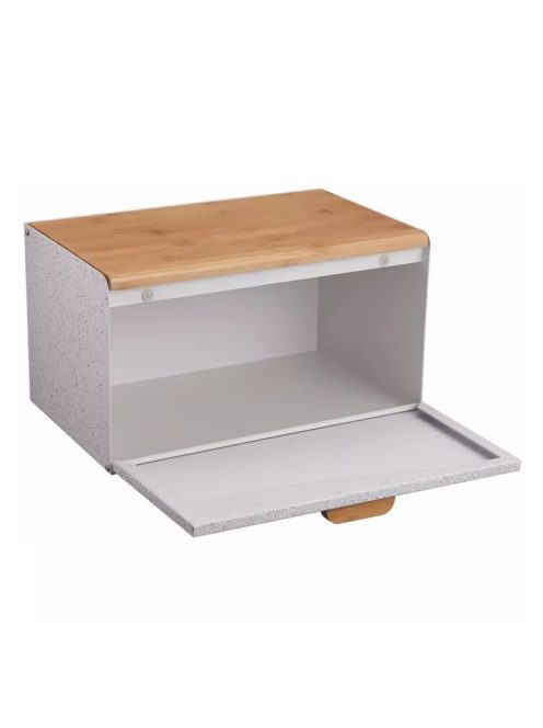 Klausberg Premium kenyértartó - rozsdamentes acél / bambusz (KB-7466)