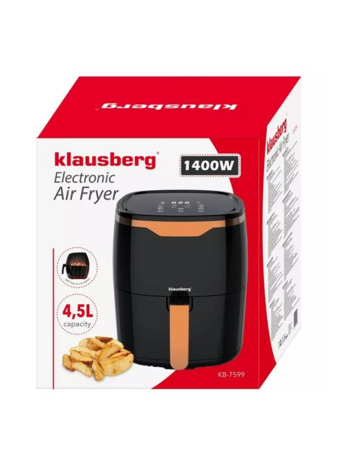 Klausberg forrólevegős sütő - 4.5L (KB-7599)