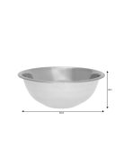 Kinghoff salátástál - rozsdamentes acél - Ø24 cm (KH-1229)