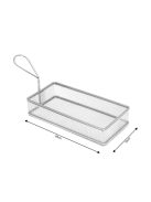 Kinghoff hasábburgonya kosár - 21.5 x 10.5 cm (KH-1265)