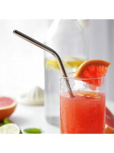 Kinghoff fém szívószál készlet - (KH-1357)