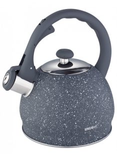   Kinghoff teáskanna, sípszóval - szürke gránit mintás, 2.0L (KH-1405)