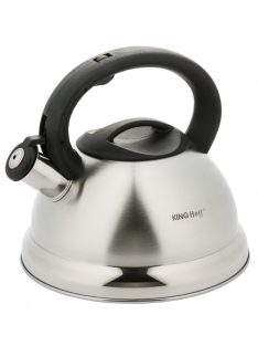 Kinghoff teáskanna, sípszóval - inox - 3L (KH-3236)