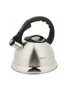 Kinghoff teáskanna, sípszóval -  inox - 3.0L (KH-3244)
