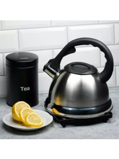 Kinghoff teáskanna, sípszóval -  inox - 3.0L (KH-3244)