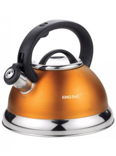   Kinghoff teáskanna, sípszóval - sötét narancssárga - 3L (KH-3246O)