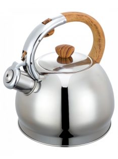 Kinghoff teáskanna, sípszóval, inox-fa, 2.0L (KH-3782)