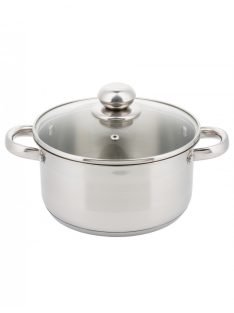   Kinghoff lábos 3L, Ø20 cm- rozsdamentes acél, edzett üveg fedő (KH-4329)